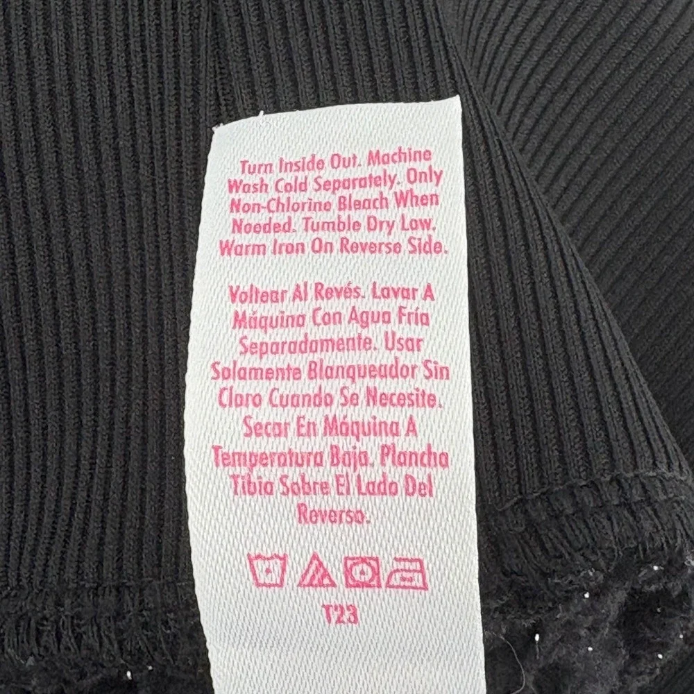 Justice Sport Girls 10 M‎ Black Fuzzy Sherpa Sparkle Jogger Pants